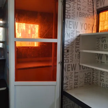 Sauna Wagon Outside Backpackers *