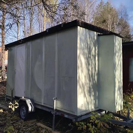 Sauna Wagon Outside Backpackers *