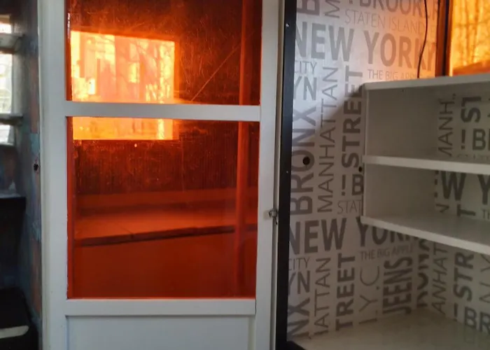 Sauna Wagon Outside Backpackers *